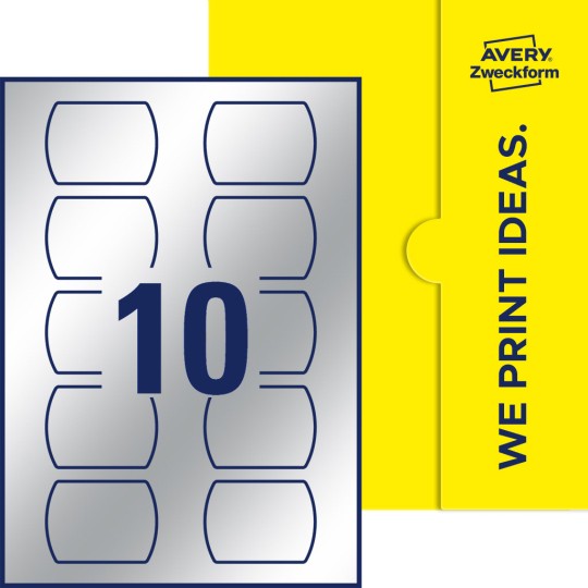10 stk. etiketter per ark