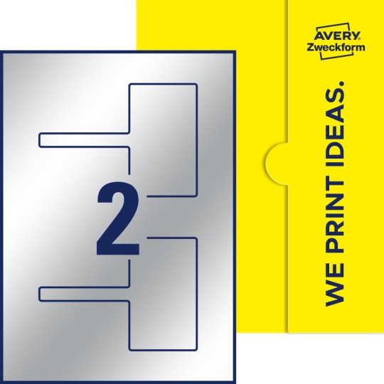 2 stk. etiketter per ark