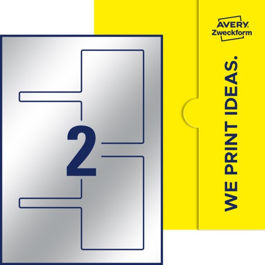 2 stk. etiketter per ark
