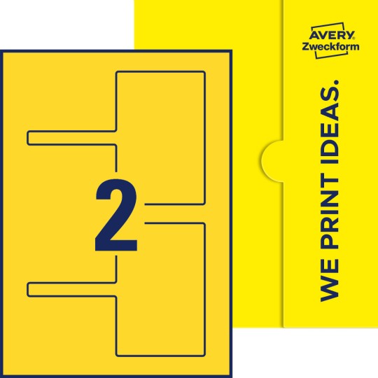 2 stk. etiketter per ark