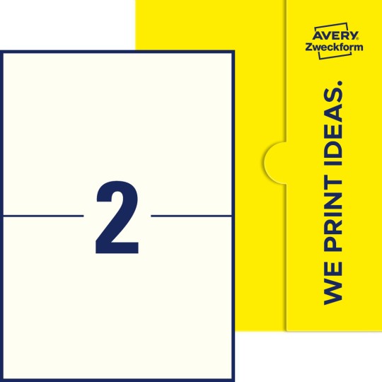 2stk. etiketter per ark