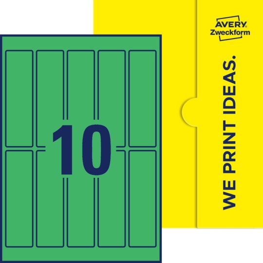 10 stk. etiketter per ark