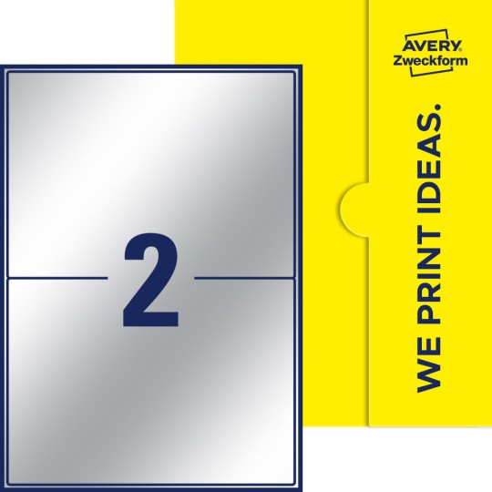 2 stk. etiketter per ark