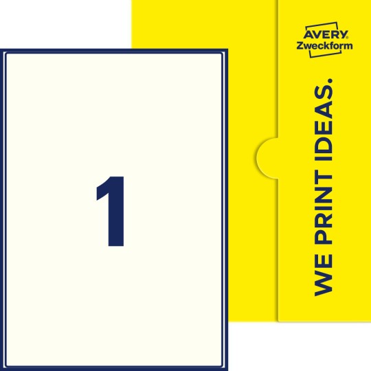 1stk. etiketter per ark