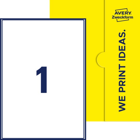 1stk. etiketter per ark