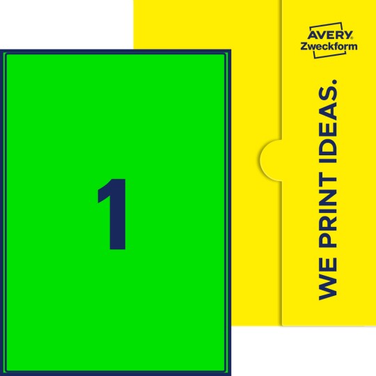 1stk. etiketter per ark