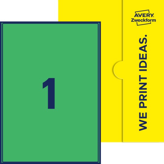 1stk. etiketter per ark