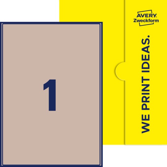 1stk. etiketter per ark