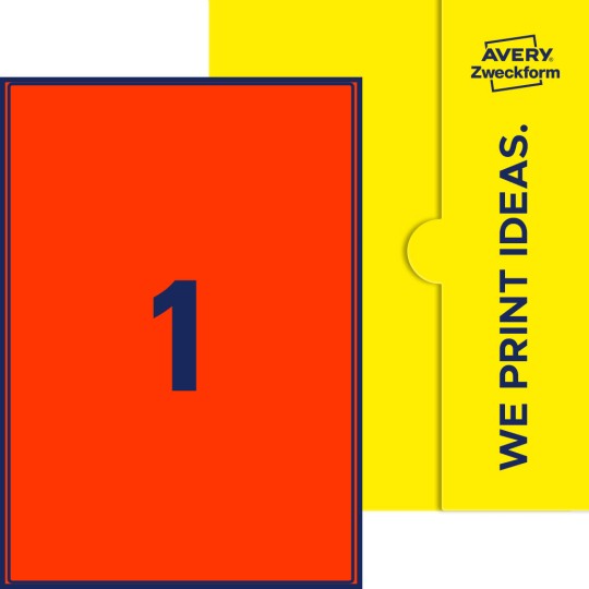 1stk. etiketter per ark