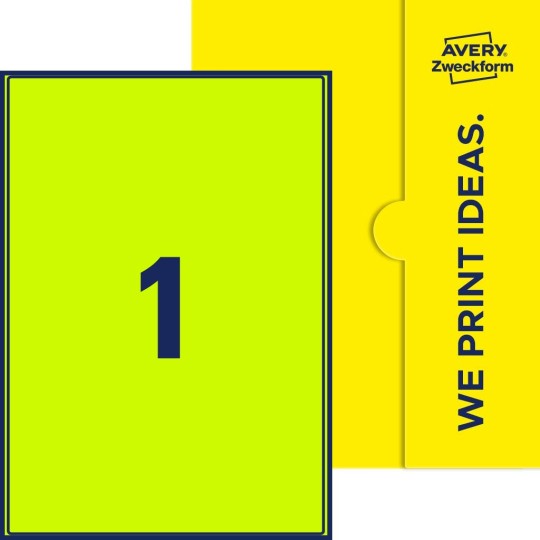 1stk. etiketter per ark