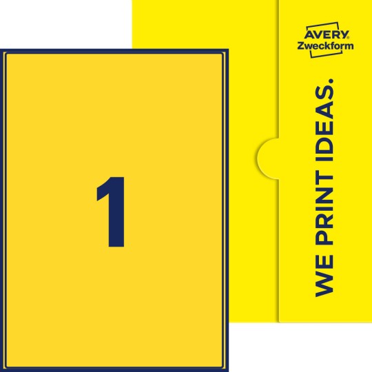 1stk. etiketter per ark
