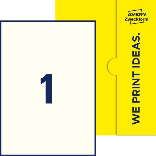 1 stk. etiketter per ark