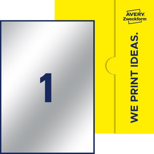 1 stk. etiketter per ark