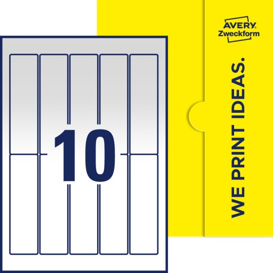 10 stk. etiketter per ark