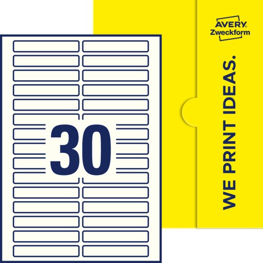 30 stk. etiketter per ark