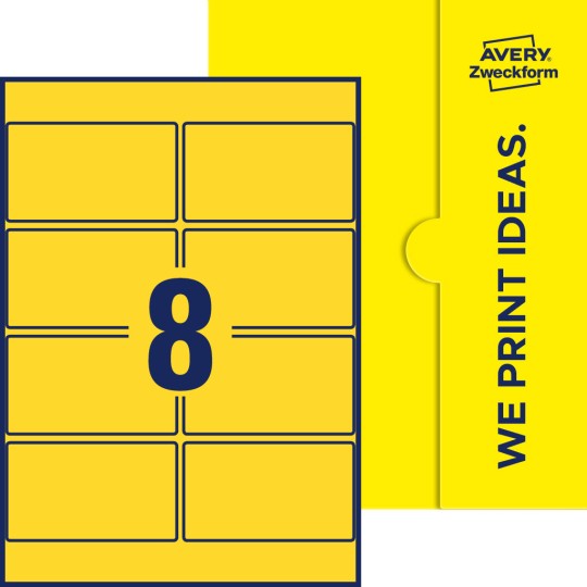 18 stk. etiketter per ark