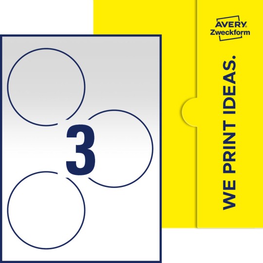 3 stk. etiketter per ark