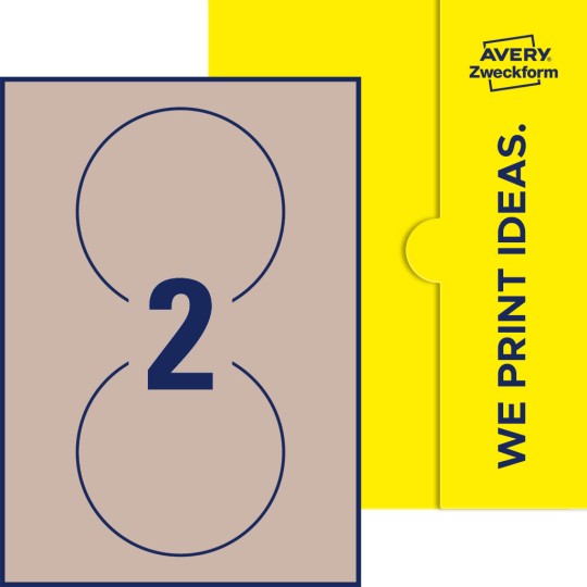 2 stk. etiketter per ark