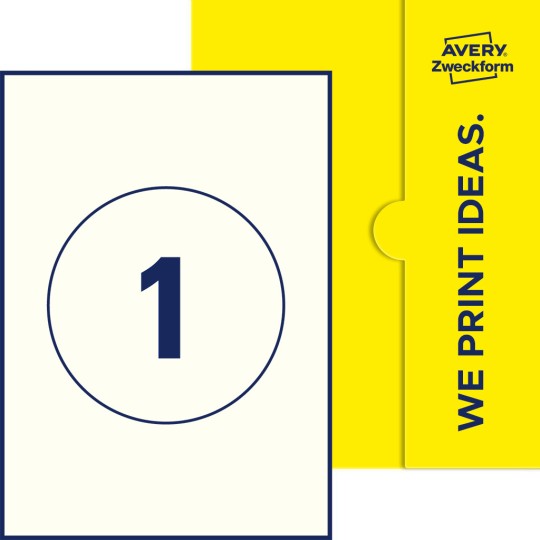 1 stk. etiketter per ark