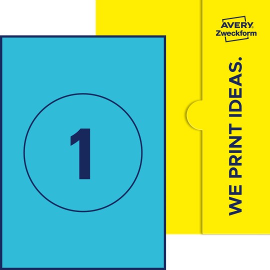 1 stk. etiketter per ark