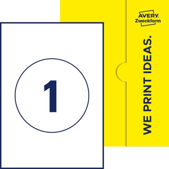 1 stk. etiketter per ark
