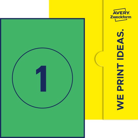 1 stk. etiketter per ark