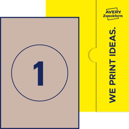 1 stk. etiketter per ark