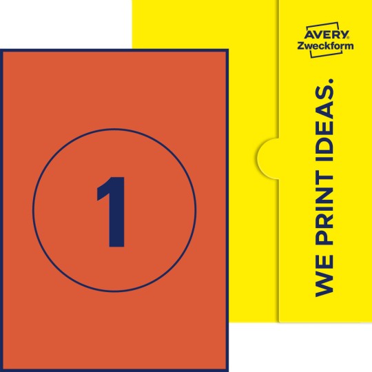 1 stk. etiketter per ark