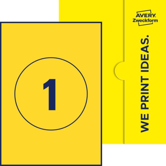 1 stk. etiketter per ark