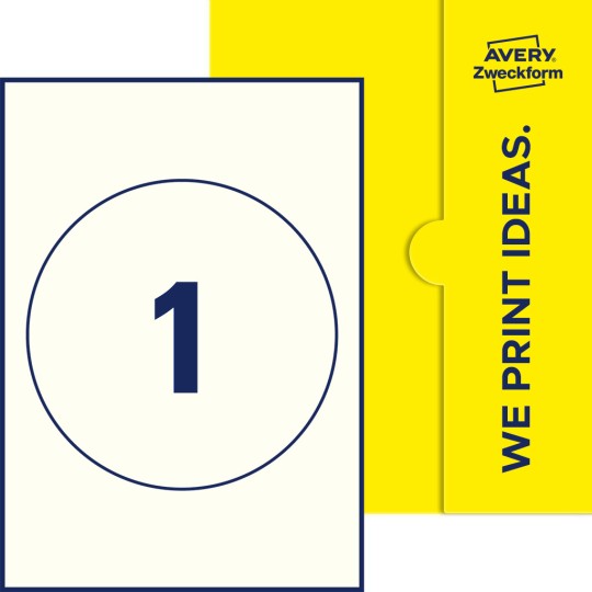 1 stk. etiketter per ark