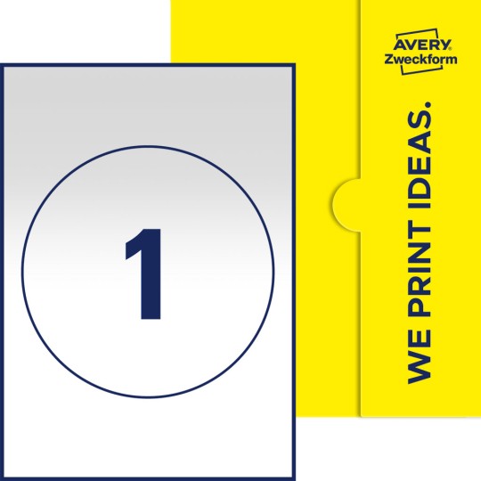 1 stk. etiketter per ark