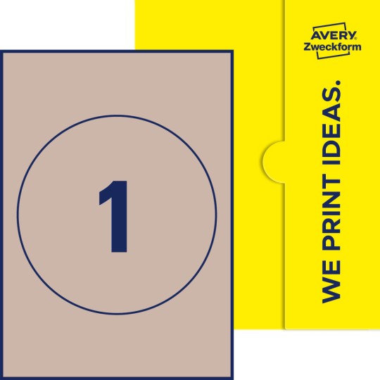 1 stk. etiketter per ark