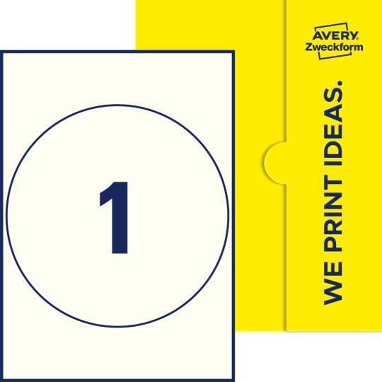 1 stk. etiketter per ark