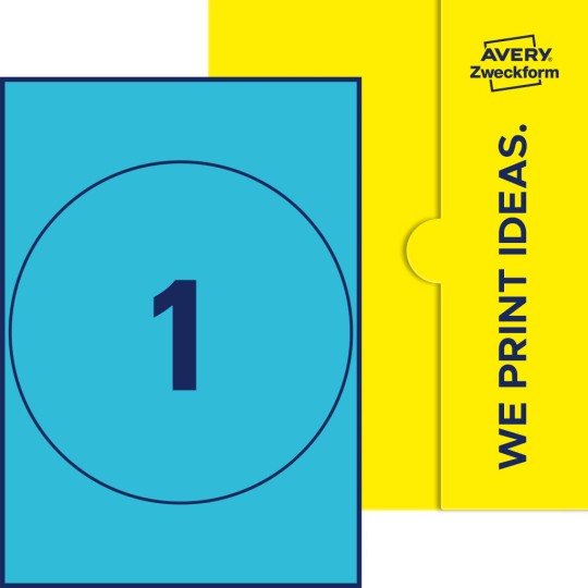 1 stk. etiketter per ark
