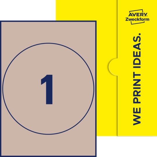 1 stk. etiketter per ark