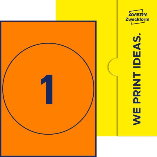 1 stk. etiketter per ark