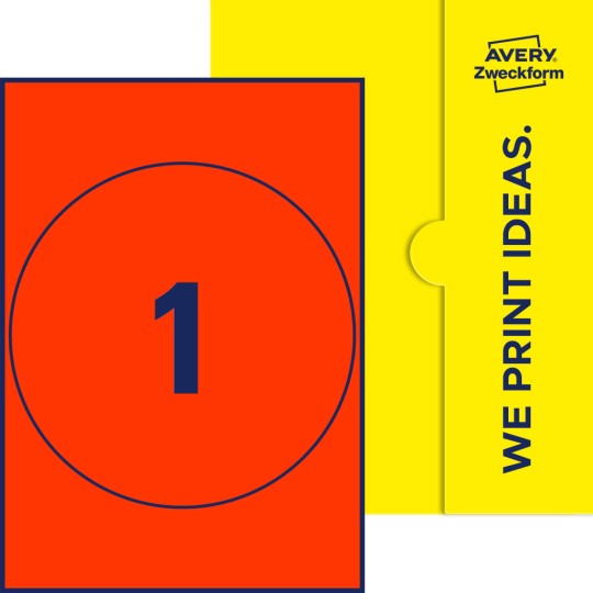 1 stk. etiketter per ark