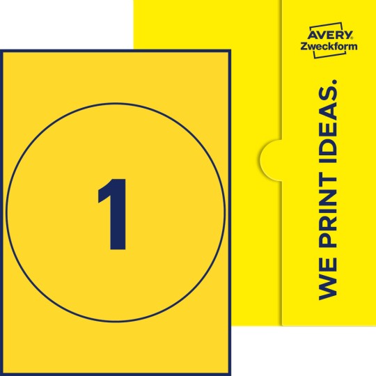 1 stk. etiketter per ark