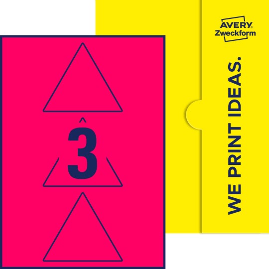 3 stk. etiketter per ark