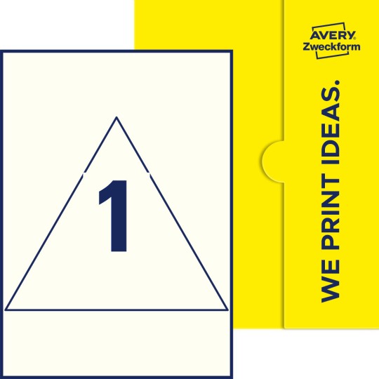 1 stk. etiketter per ark