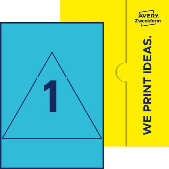 1 stk. etiketter per ark