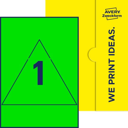 1 stk. etiketter per ark