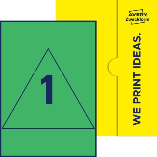 1 stk. etiketter per ark
