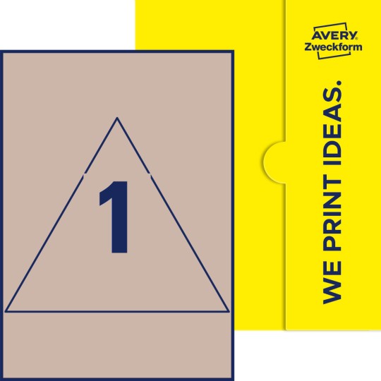 1 stk. etiketter per ark