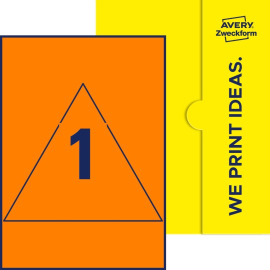 1 stk. etiketter per ark