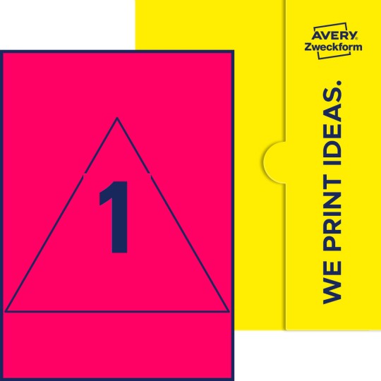 1 stk. etiketter per ark