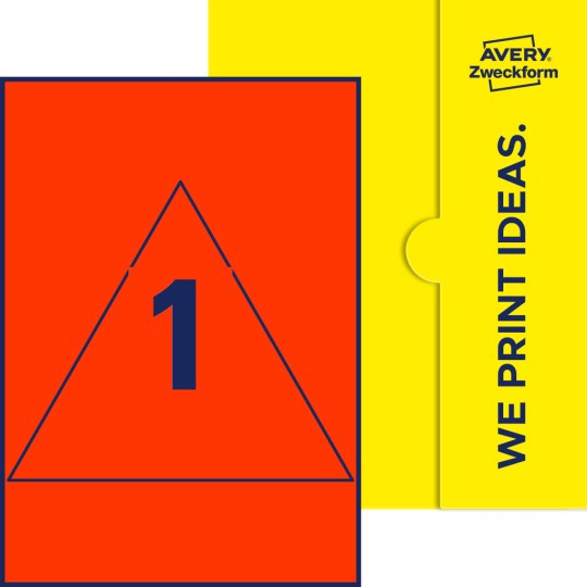 1 stk. etiketter per ark