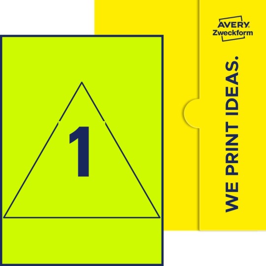 1 stk. etiketter per ark