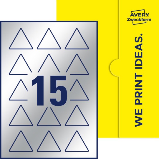15 stk. etiketter per ark
