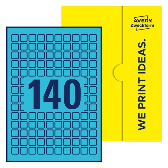 E-PPW-15x15-S - Kvadratiske etiketter, 15 x 15 mm